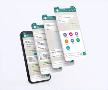 Creating an application on a smartphone